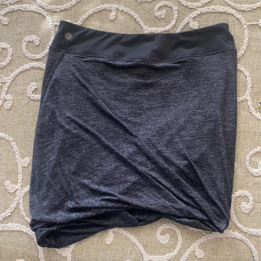 Athleta asymmetric lined skirt sz medium